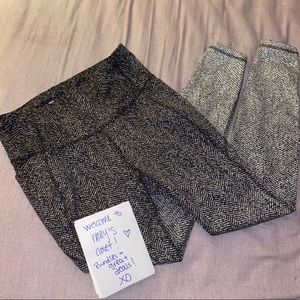 High rise ombré leggings